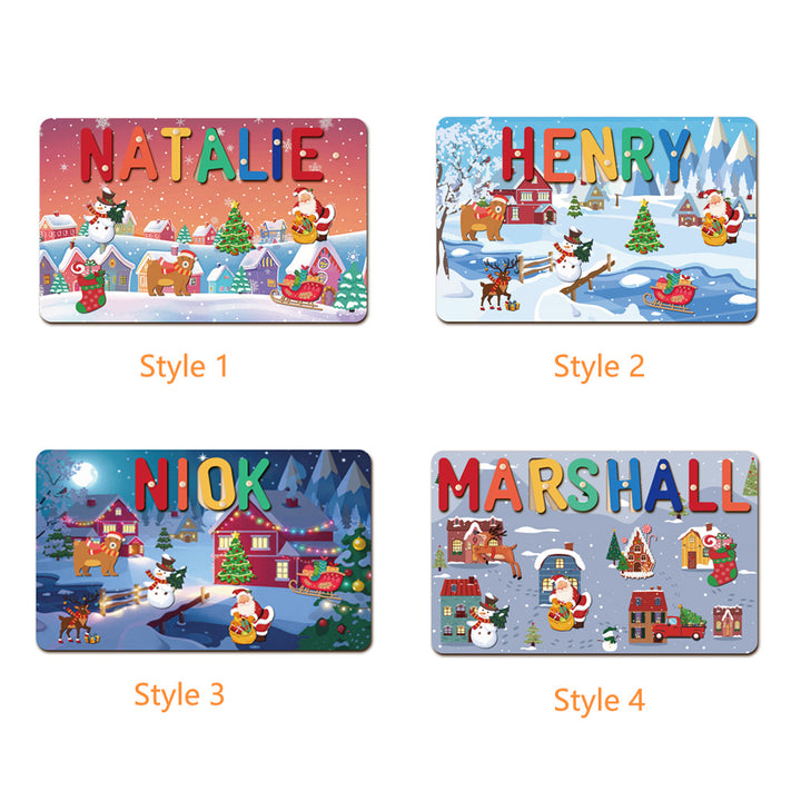 Personalized Christmas Name Puzzle