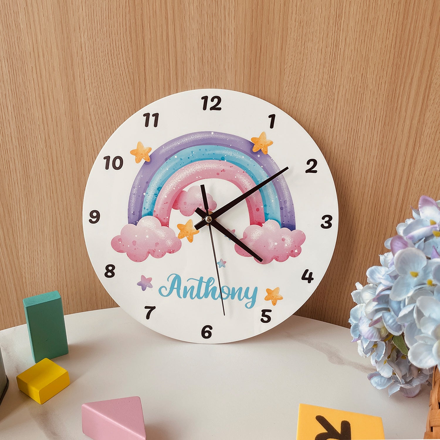 Personalized Name Bedroom Clock