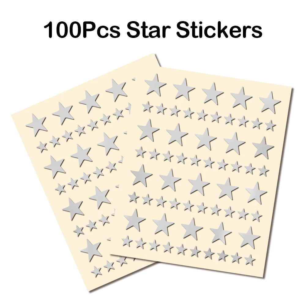 Accessories for wall lights - 100 Pcs Star Stickers