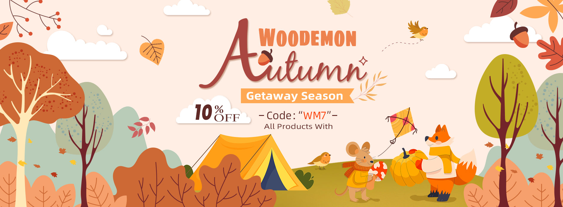 Woodemon Banner - Getaway Sale