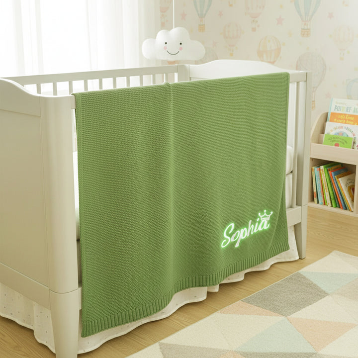 Personalized Glow in the Dark Star Blanket