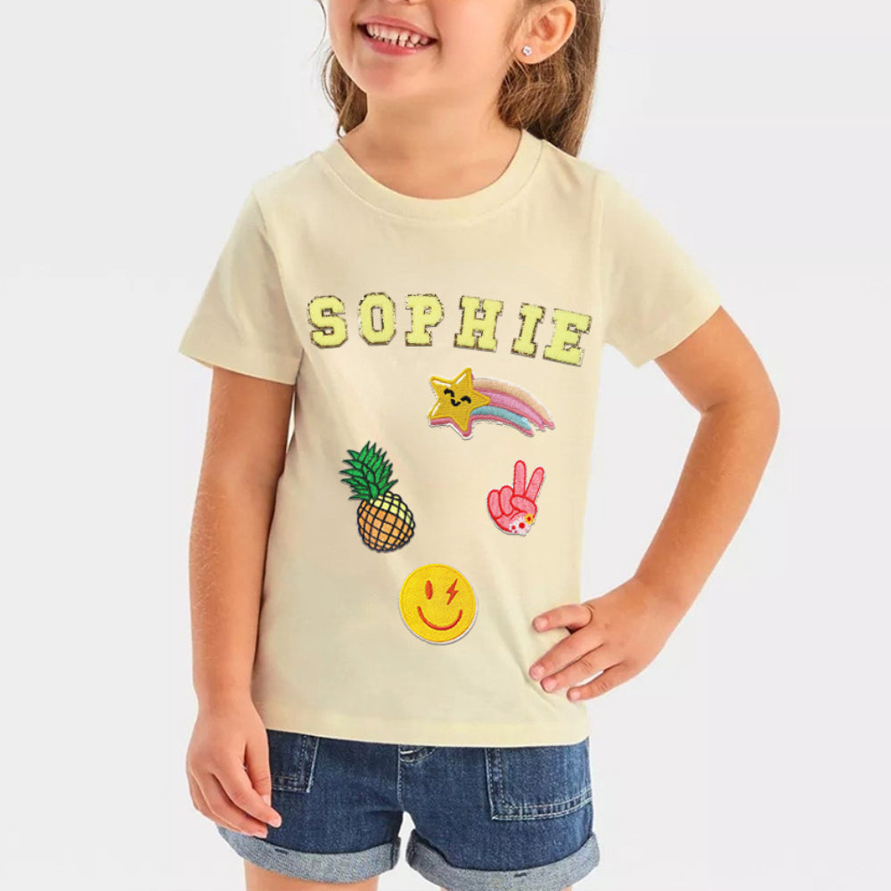 Personalized Patch T-shirt for Kids