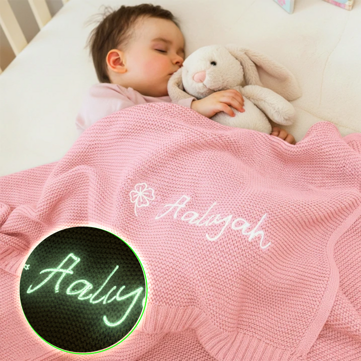 Personalized Glow in the Dark Star Blanket