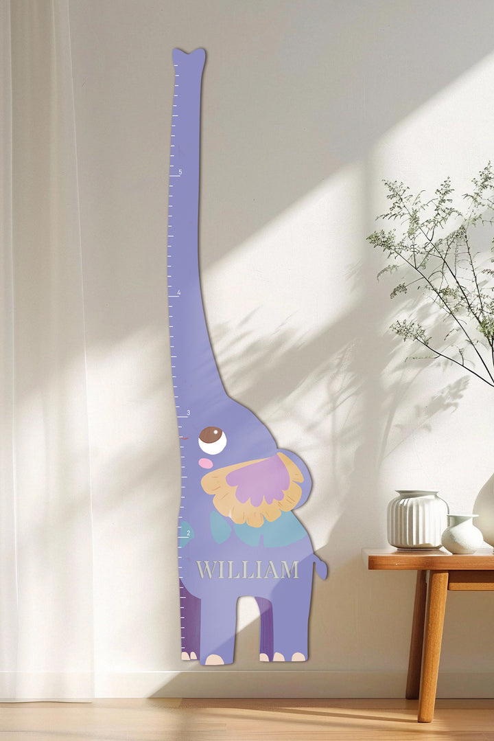 Personalized Wooden Elephant Growth Chart Ruler