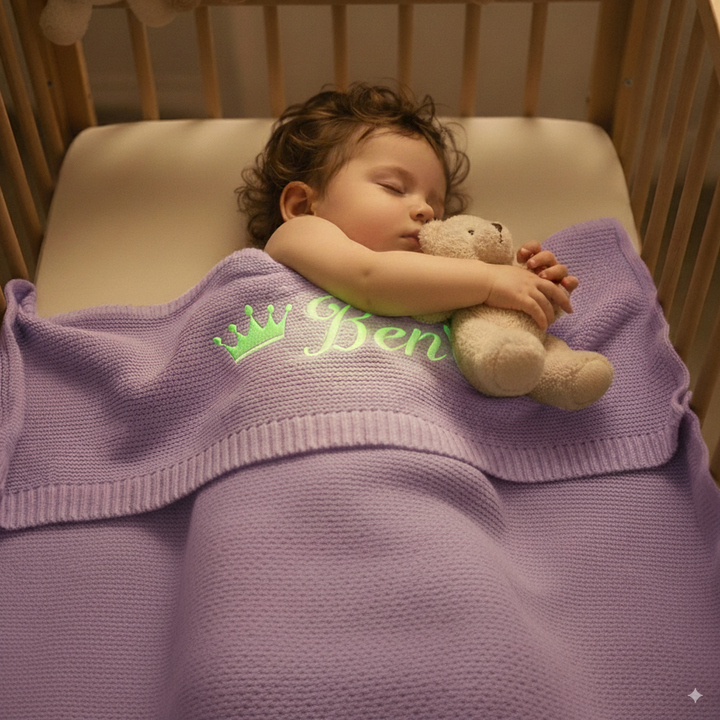 Personalized Glow in the Dark Star Blanket