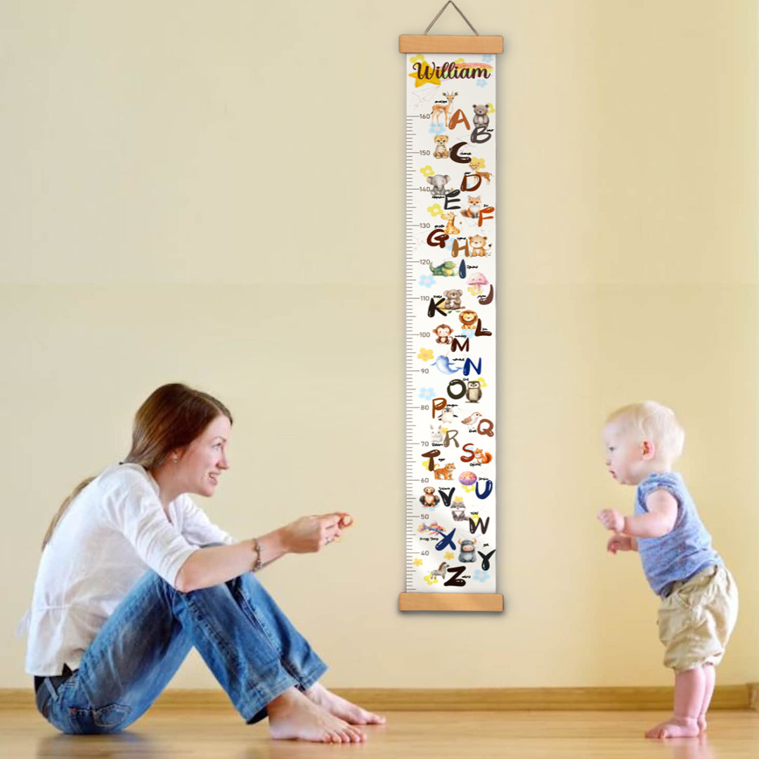 Wooden Hanging Height Rulers Growth Chart