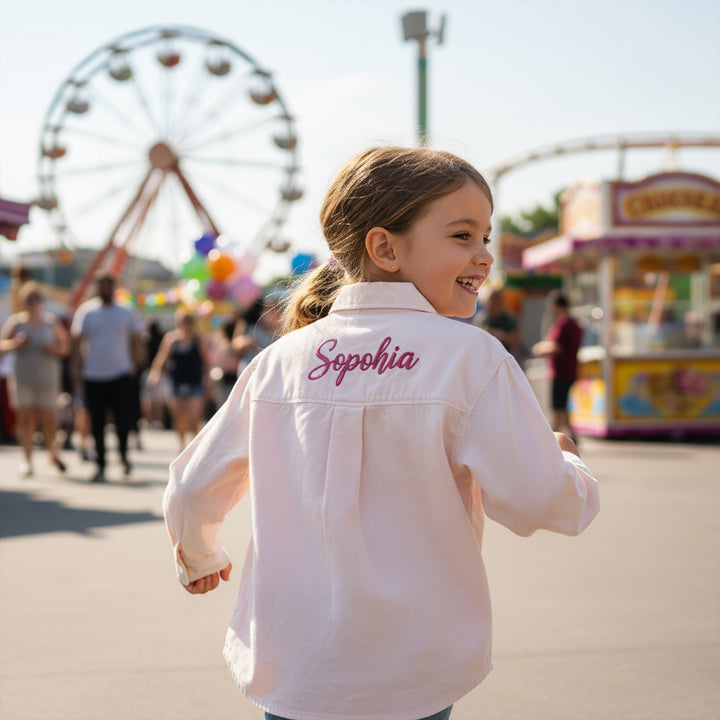 Personalized Embroidered Name Shirt for Kids
