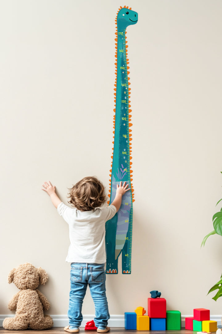 Friendly Dinosaur Growth Chart Wall Decal