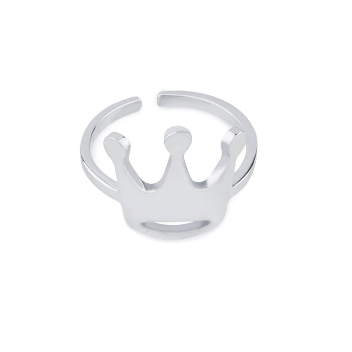 Crown Sterling Silver Baby Ring