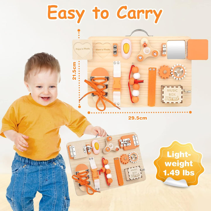 Montessori Busy Board for Toddlers