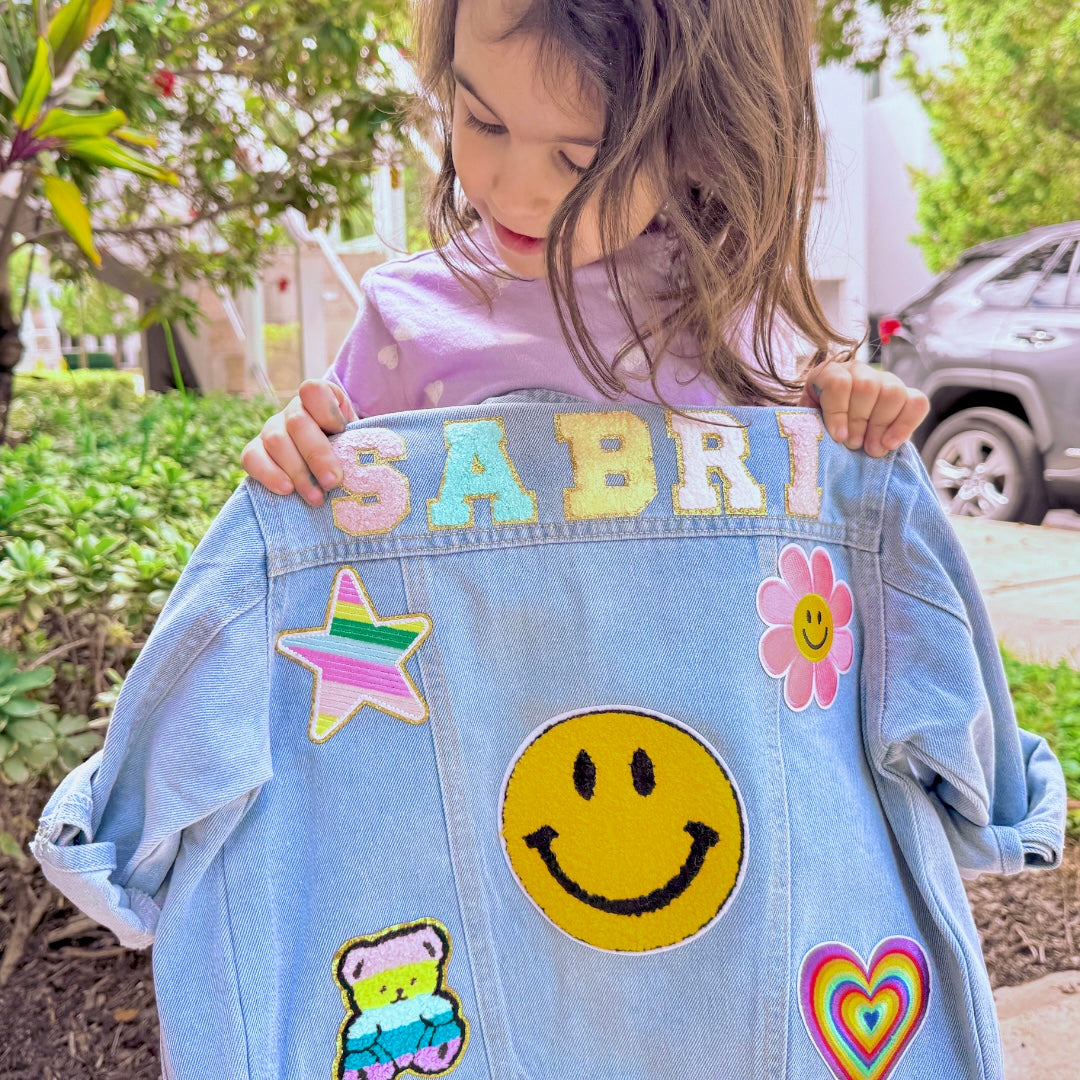 Personalized Patch Denim Jacket