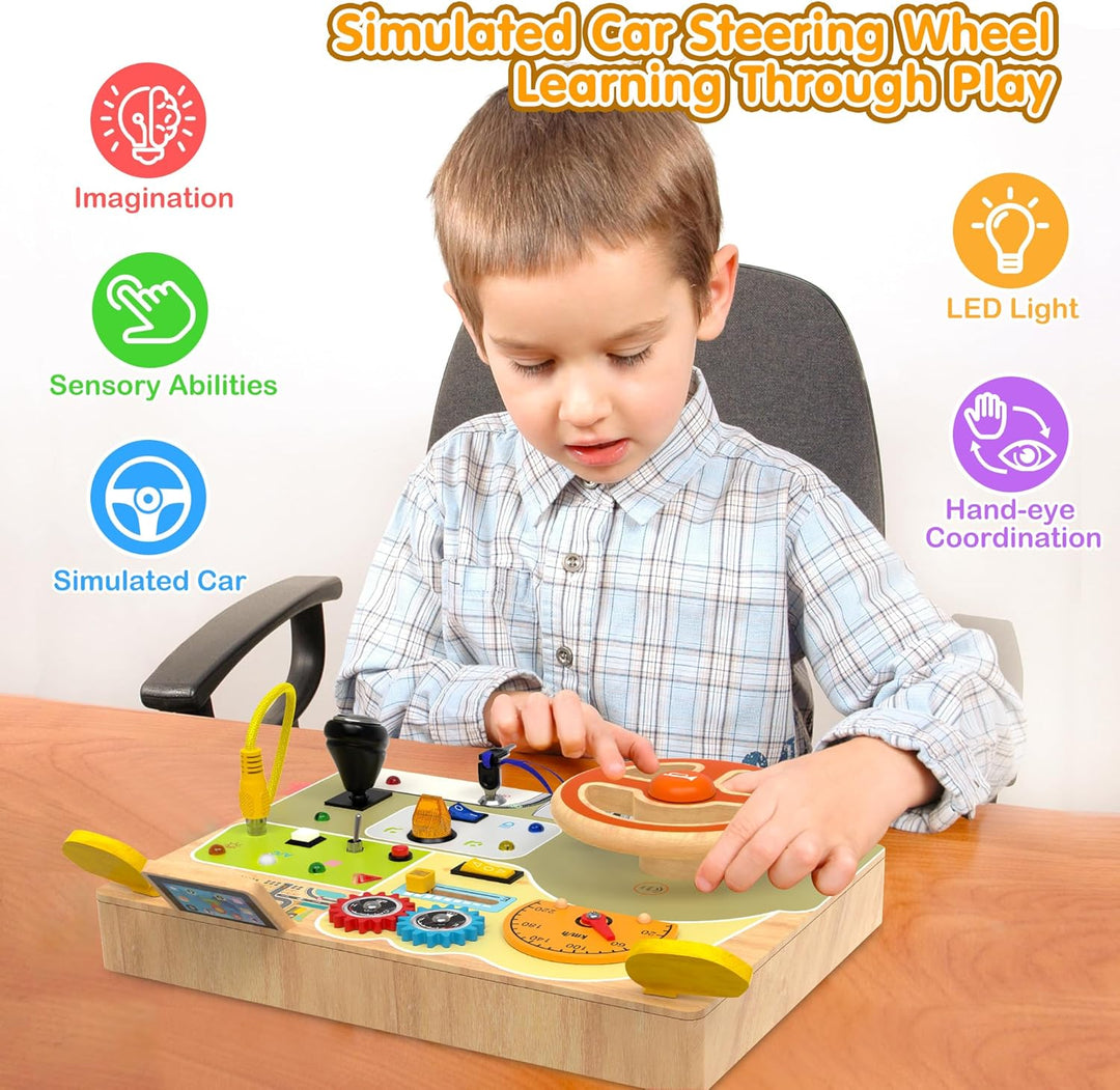 Baby Wooden Busy Board