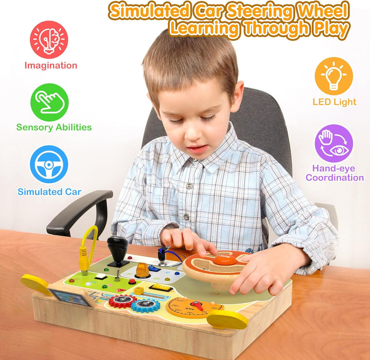 Baby Wooden Busy Board