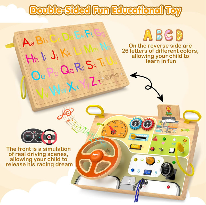 Baby Wooden Busy Board