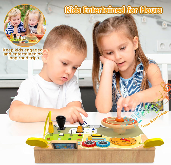 Baby Wooden Busy Board