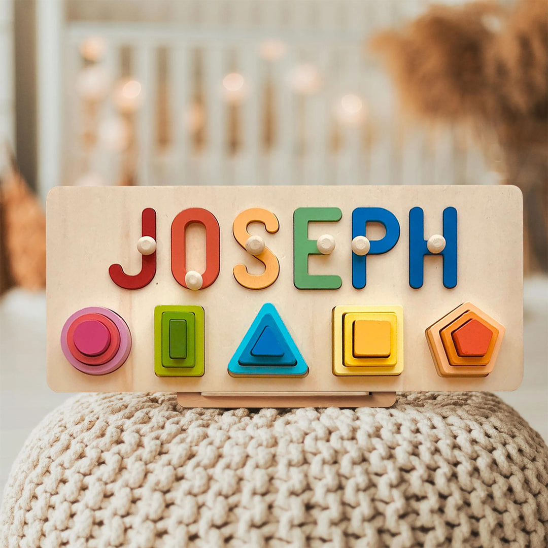 Personalized Wooden Baby Name Stacking Toy
