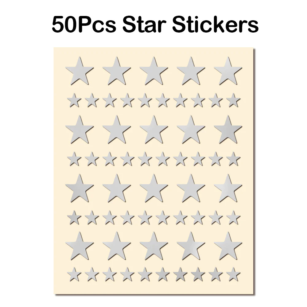 50 Pcs Star Stickers