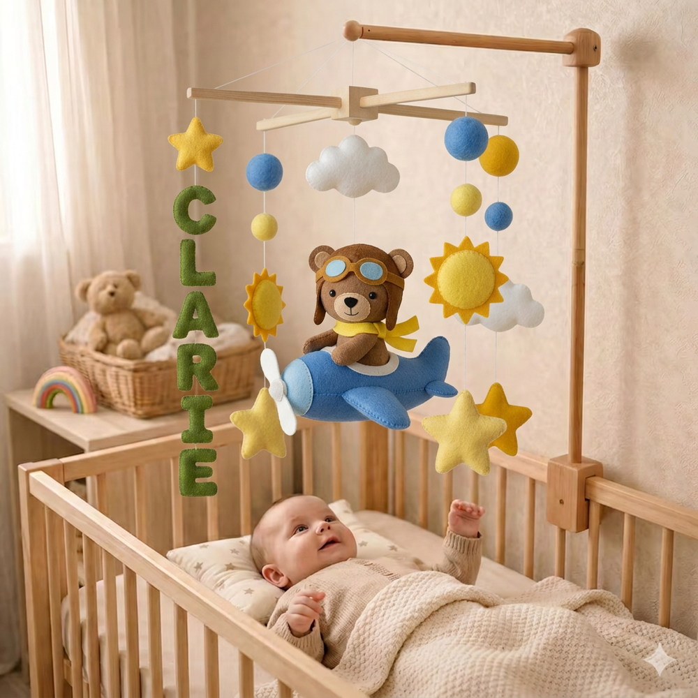 Personalized Nursery Baby Mobile