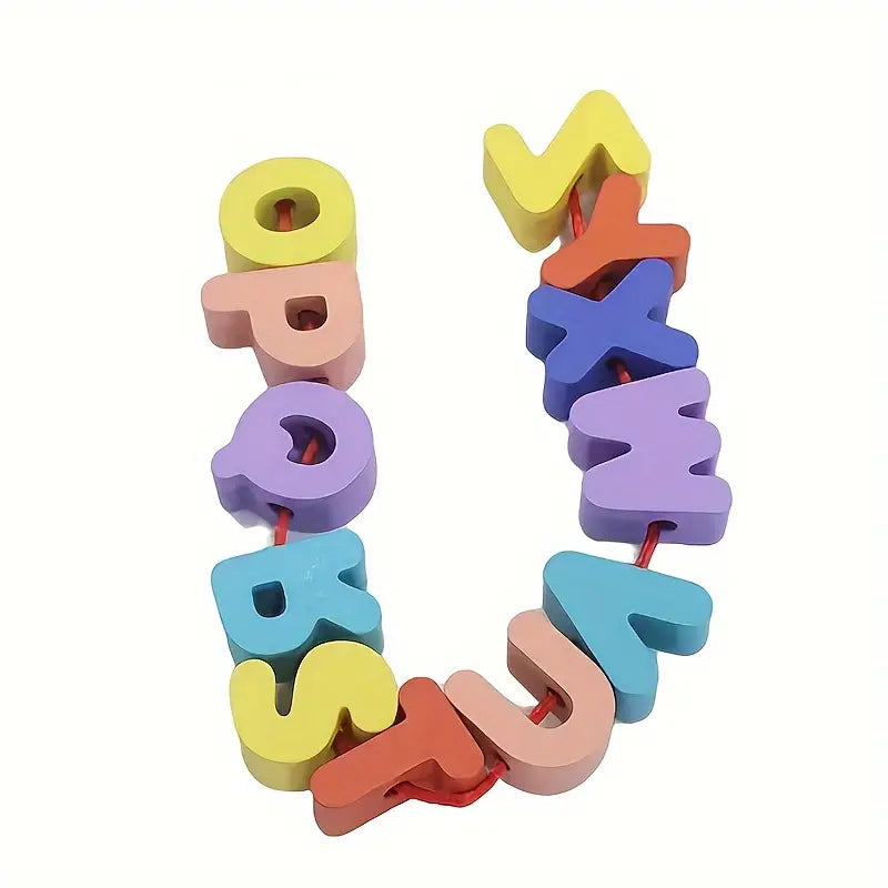 26pcs Letter Beads - Letter Shape Puzzle