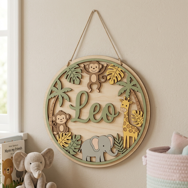 Personalized Kids Name Sign for Door & Wall