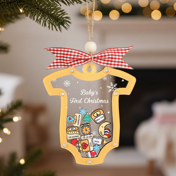 DIY Baby’s First Christmas Ornament