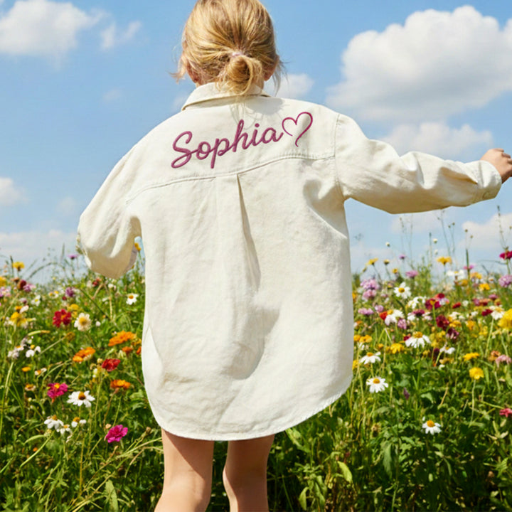 Personalized Embroidered Name Shirt for Kids