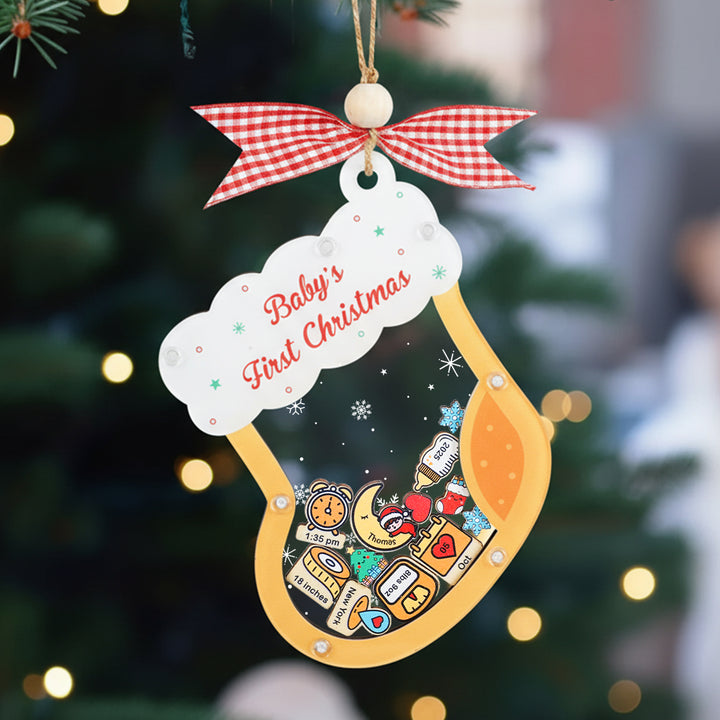 Personalized Baby’s Christmas Ornament