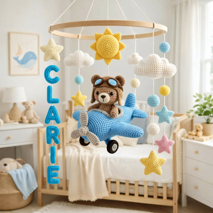 Personalized Nursery Baby Mobile