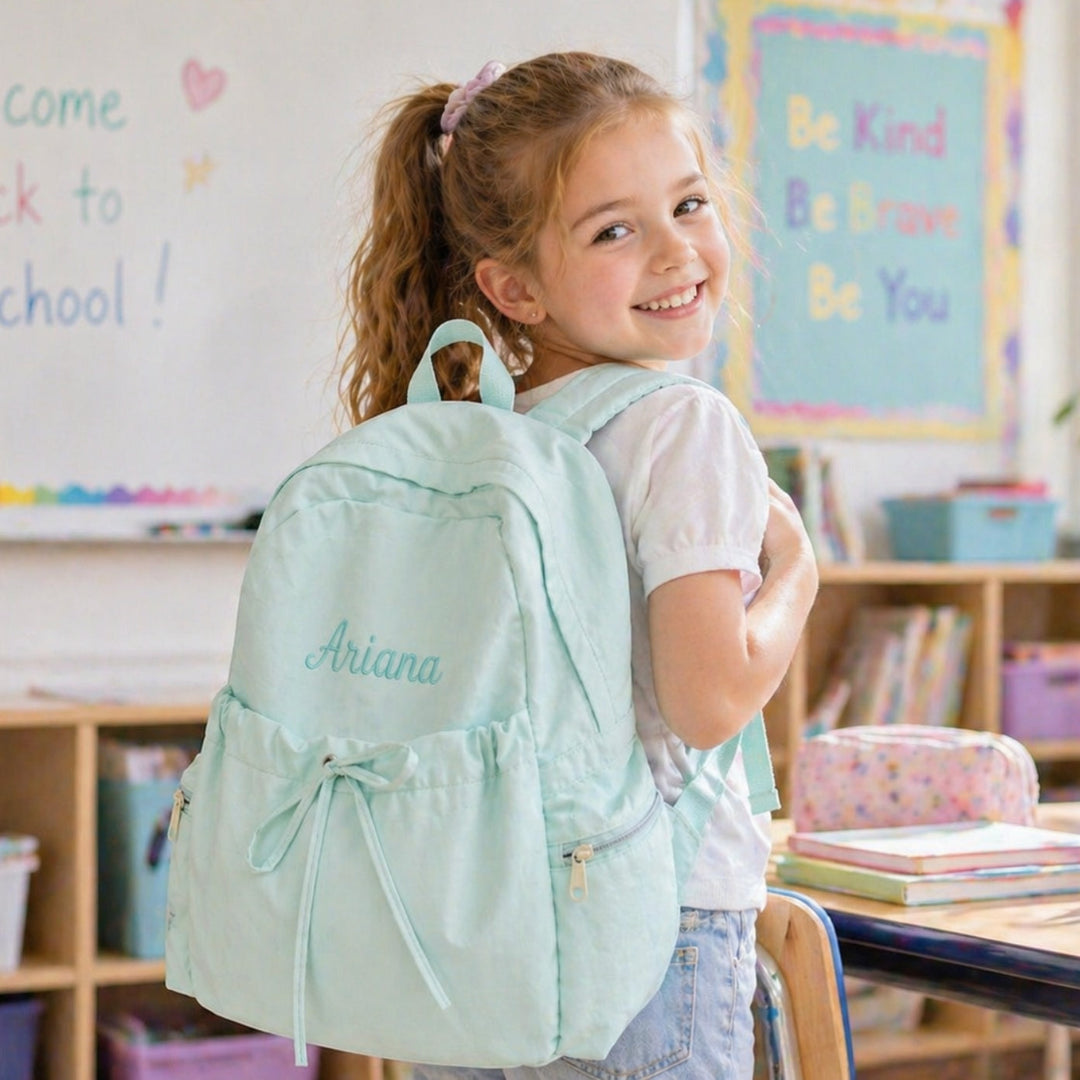 Personalized Kids School Backpack with Embroidered Name sokidsun