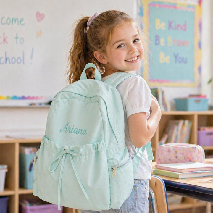 Personalized Kids School Backpack with Embroidered Name sokidsun