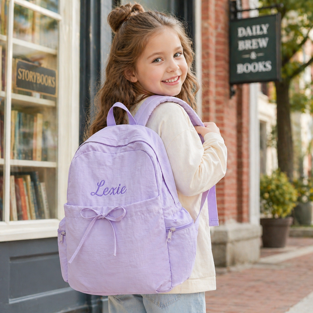 Personalized Kids School Backpack with Embroidered Name sokidsun