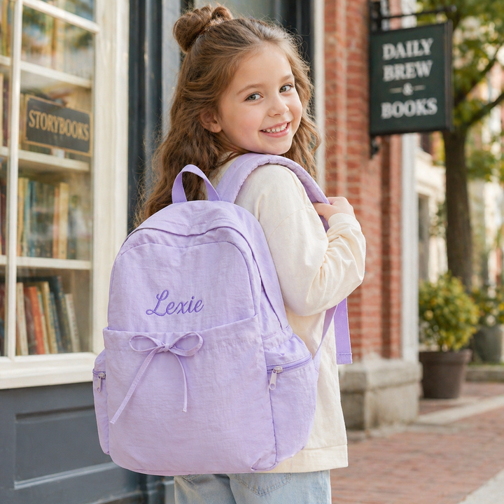 Personalized Kids School Backpack with Embroidered Name sokidsun