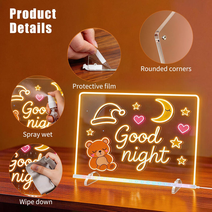 LED Drawing Board for Kids