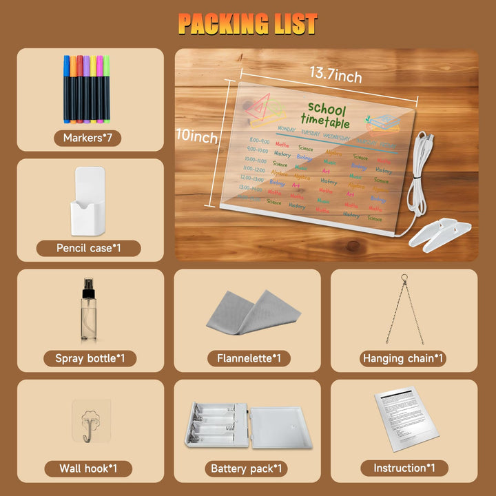 LED Drawing Board for Kids