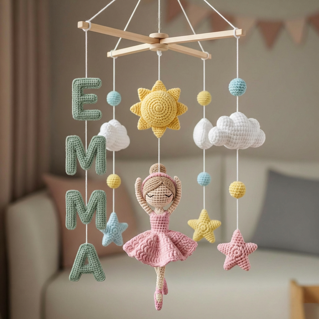 Personalized Nursery Baby Mobile