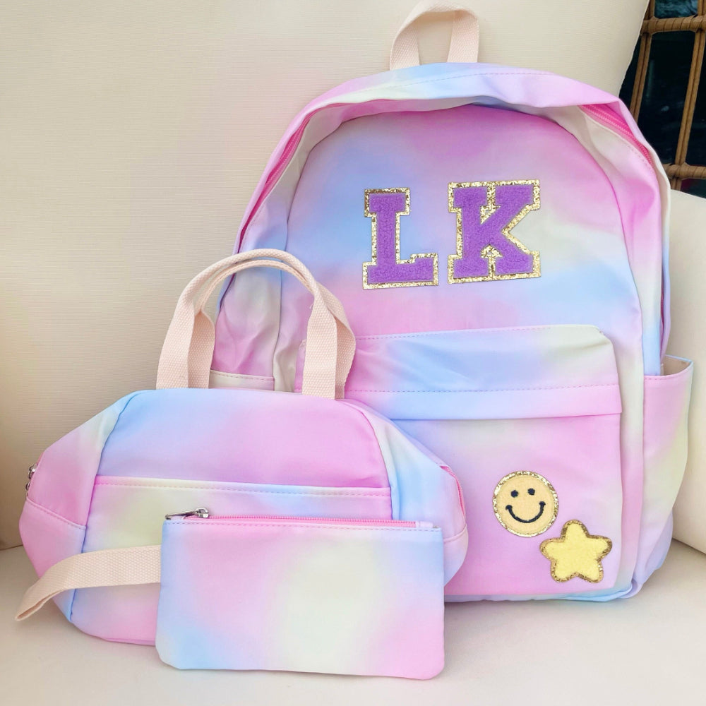 Custom Kids Back to School Patch Backpack