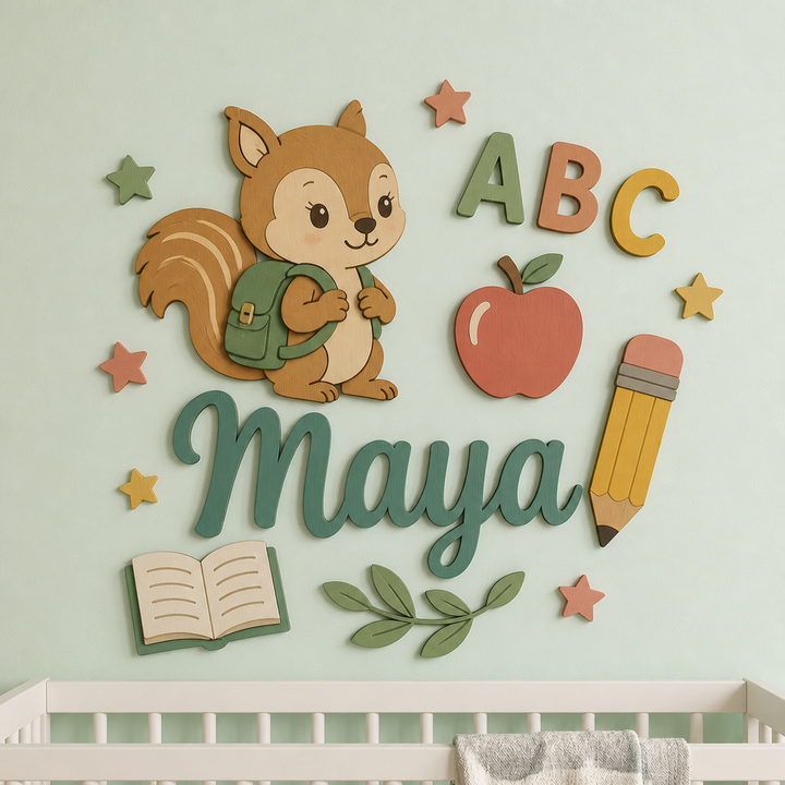 Personalized Back to School Name Sign