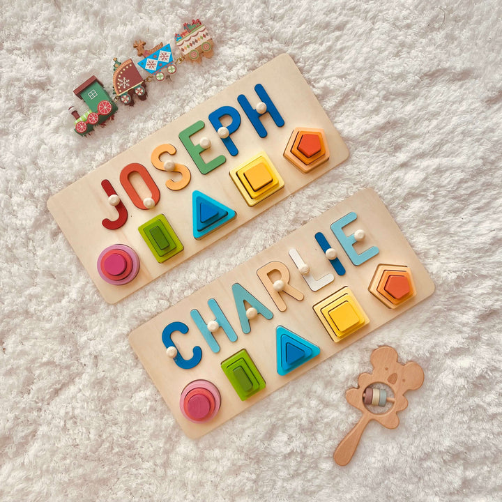 Personalized Wooden Baby Name Stacking Toy