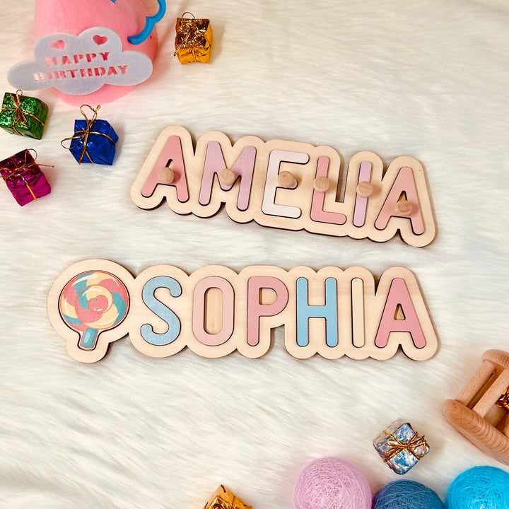 Wooden Name Puzzle For Baby