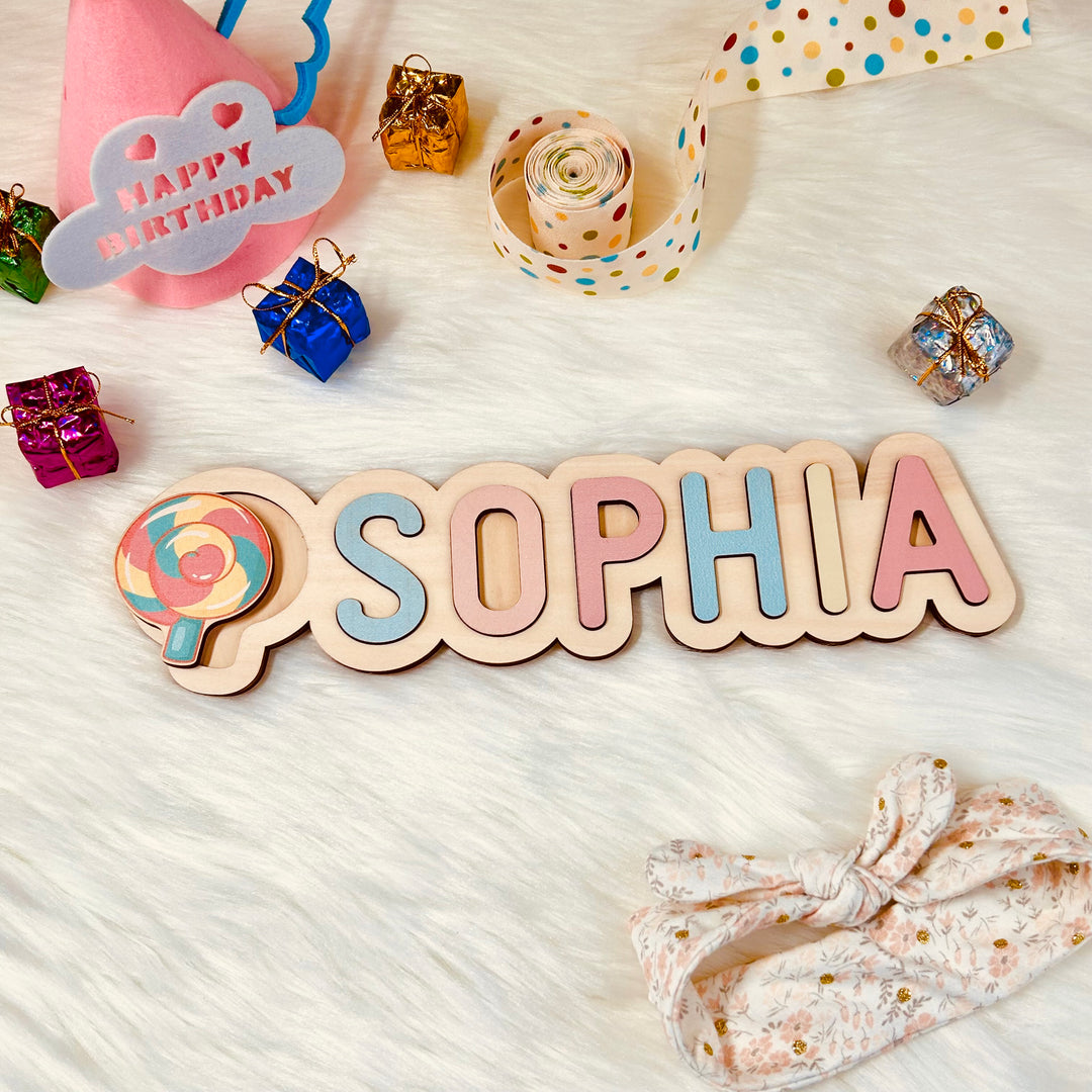 Wooden Name Puzzle For Baby