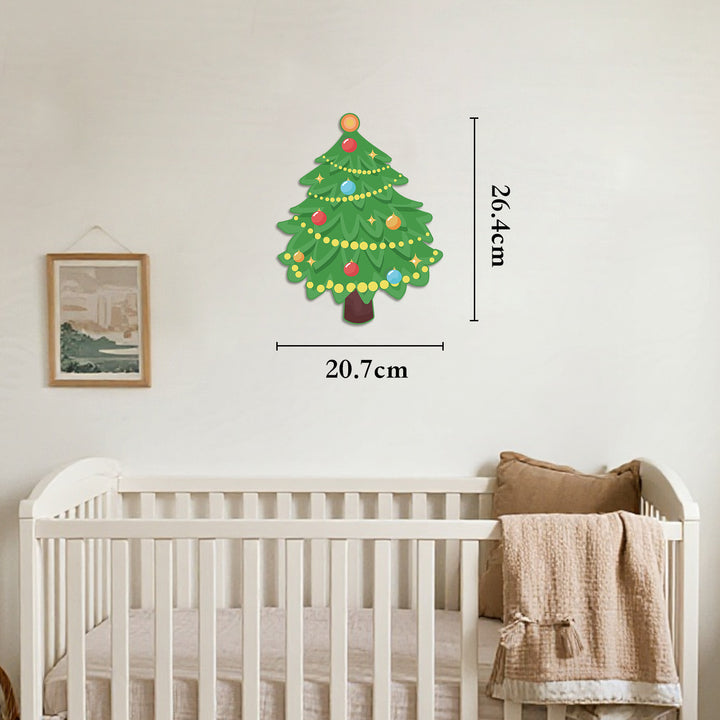 Personalized Wooden Baby's Room Wall Light Set-Christmas Theme