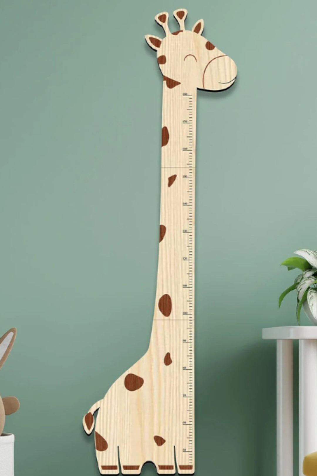 Personalized Name Custom Wooden Baby Growth Chart