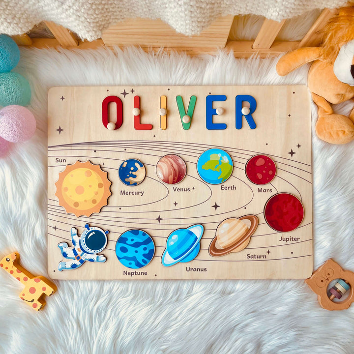 Personalized Planet Name Puzzle-"OLIVER"