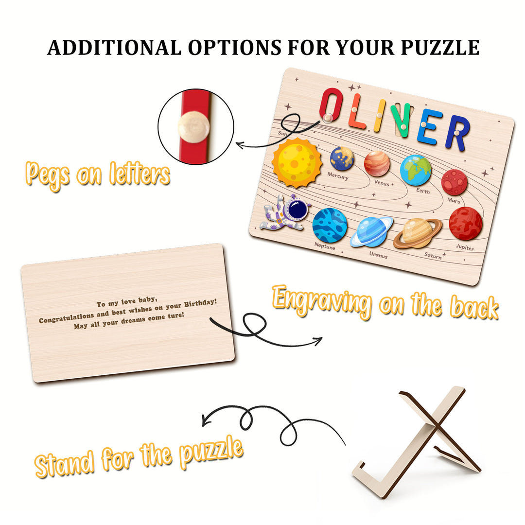 Personalized Planet Name Puzzle - Accessories