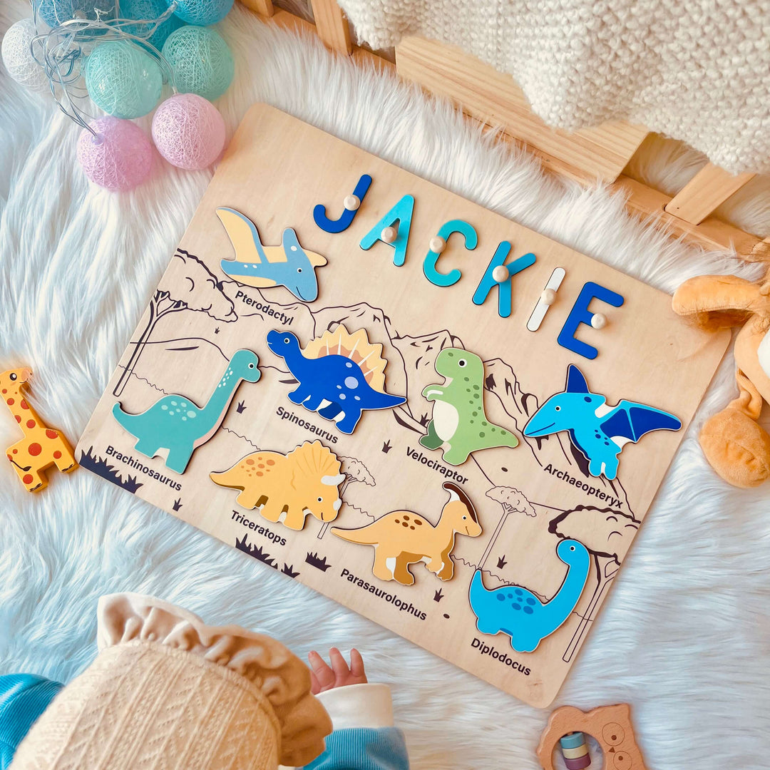 Personalized Dinosaur Name Puzzle