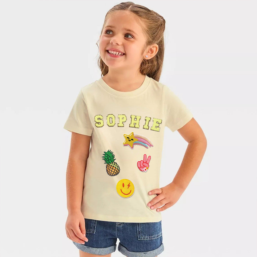 Personalized Kids Patch T-shirt