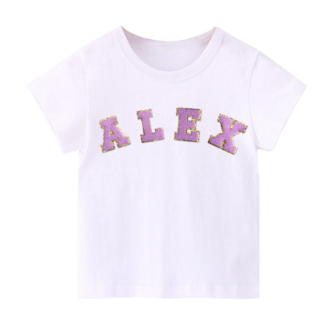 Personalized Toddler Patch White T-shirt