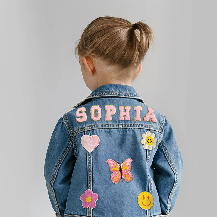 Personalized Kids Patch Jean Jacket For Kids Gift