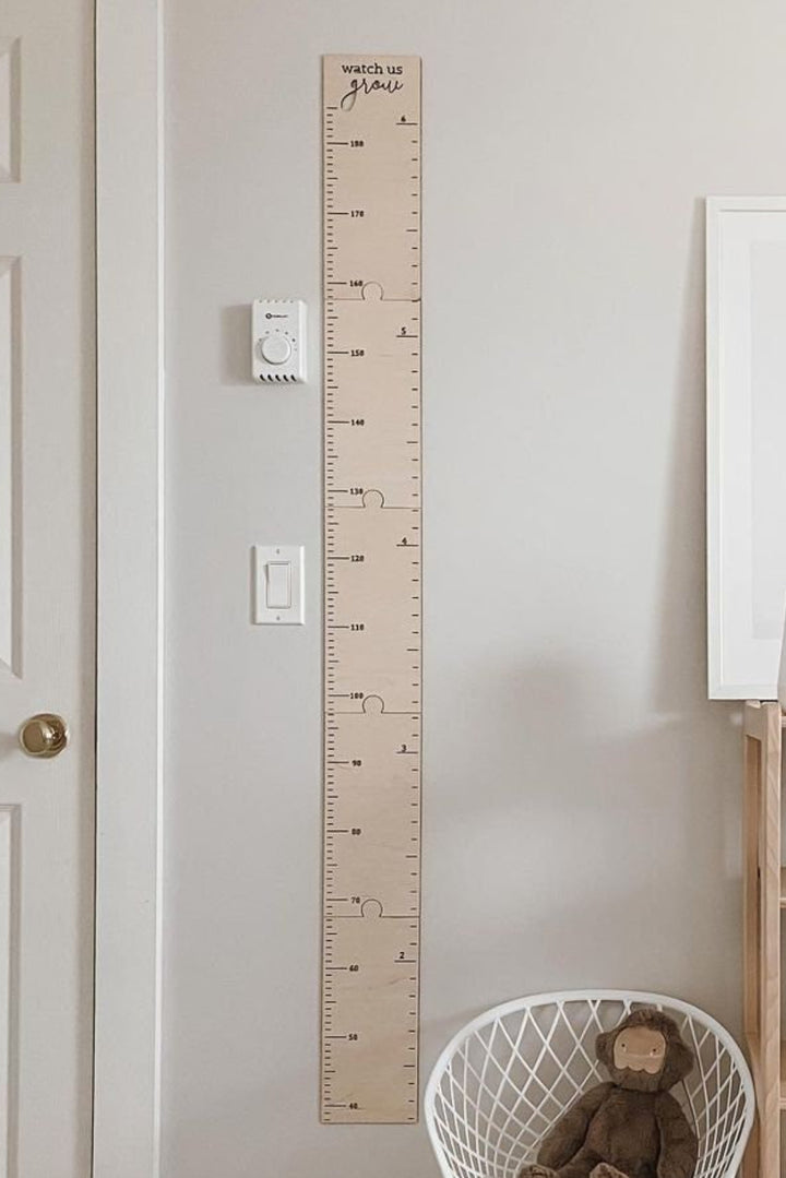 Personalized Wooden Baby Growth Height Chart