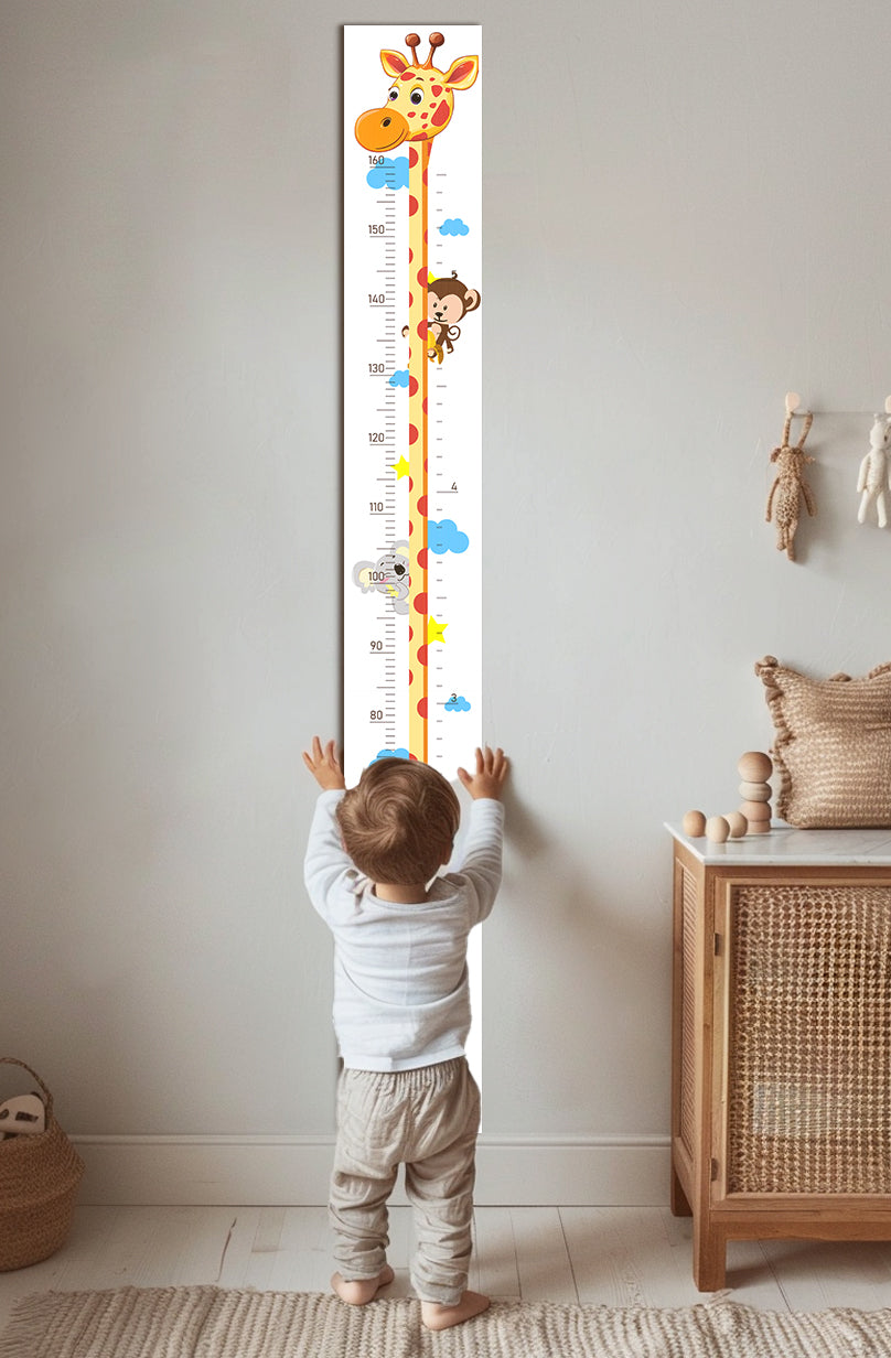 Personalized Wooden Giraffe Growth Chart Height Ruler